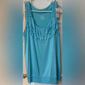 NWT Lane Bryant turquoise tank 14/16